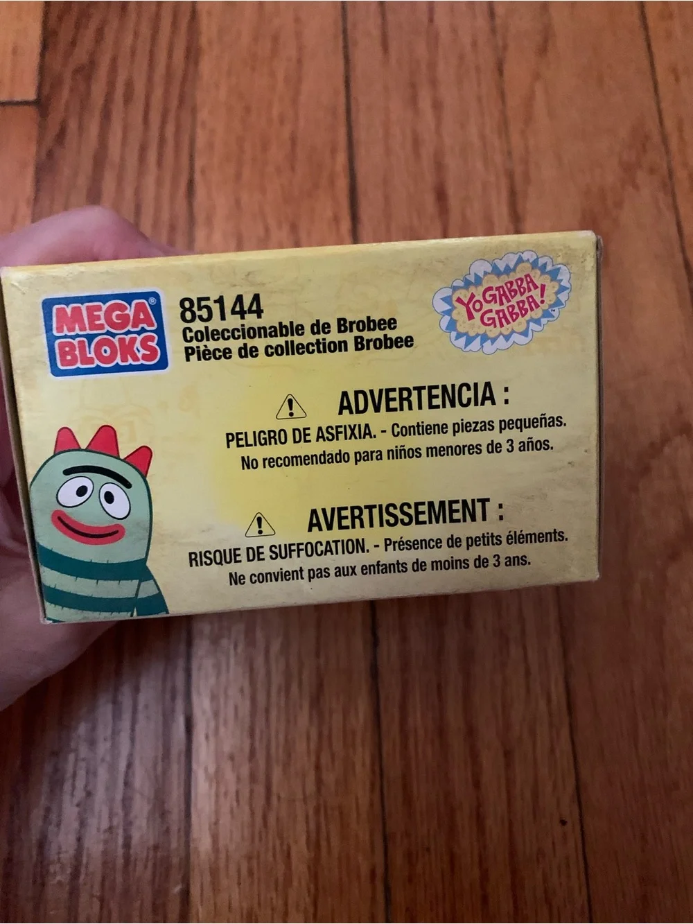 Yo Gabba Gabba Brobee Mega Bloks  #85144 Collectible Set *Open Box RARE!